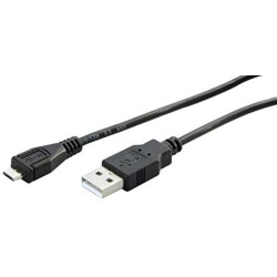 Cavo usb nuovavideosuono 70/10 1.5 m usb a maschio nero