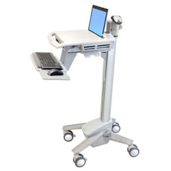 Carrello styleview medical ergotron sv40 in alluminio 8,16kg con