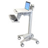 Carrello styleview medical ergotron sv40 in alluminio 8,16kg con