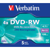 Confezione dvd-rw verbatim 4.7 gb 4x 5pcs [43285/5]