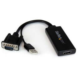 Adattatore convertitore vga a hdmi startech.com con audio via usb-1080p