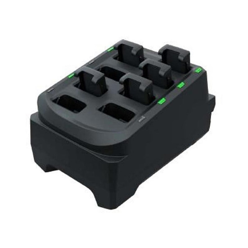 Caricabatteria di ricambio zebra rs5100 a 8 slot e cavo di linea