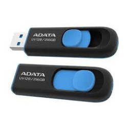 Pendrive 256gb adata auv128-256g-rbe usb3.0 nero/blu