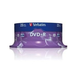 Confezione dvd+r verbatim 4,7gb 16x 25pcs [43500/25]