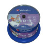 Confezione dvd+r verbatim 4.7gb 16x print 50pcs [43512/50]