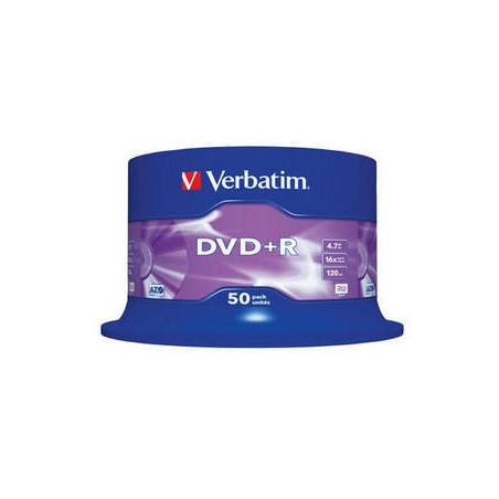 Confezione dvd+r verbatim 4.7gb 16x serigrafato 50pcs [43550/50]