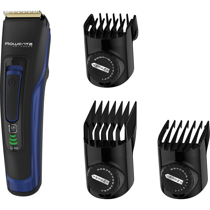 Tagliacapelli rowenta con 3 pettini [tn-5201]