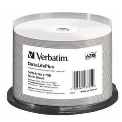 Confezione dvd-r verbatim thermal wide 50pcs [43755/50]