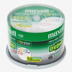 Confezione dvd+r maxell 16x printable 50pcs [275702]