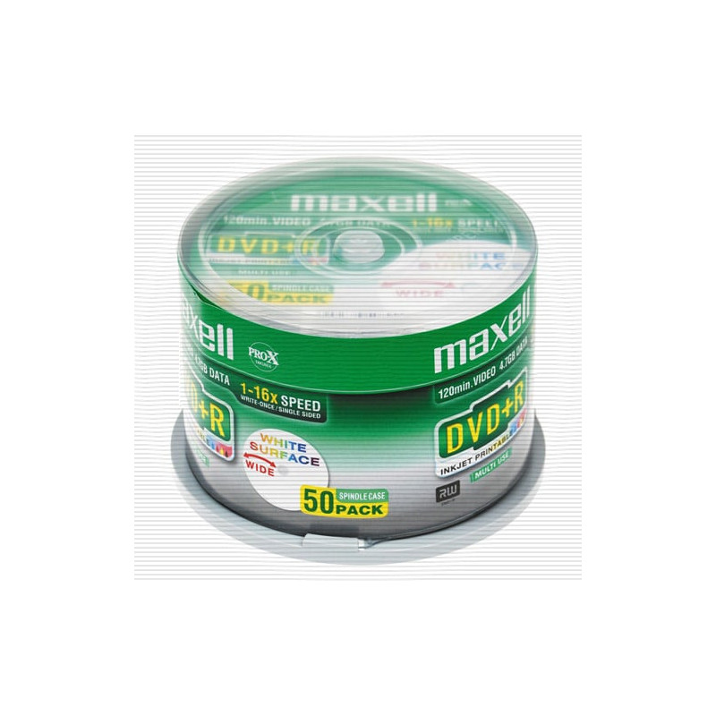 Confezione dvd+r maxell 16x printable 50pcs [275702]