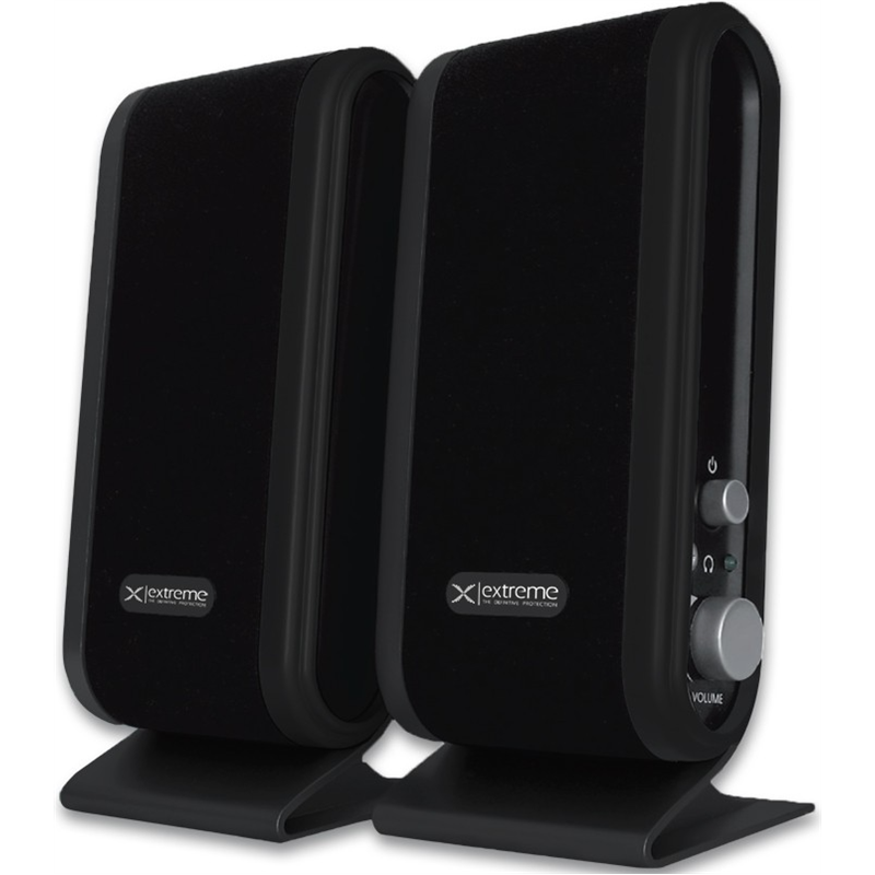 Altoparlanti extreme 2.0 canali 4w nero [xp102]