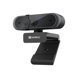 Webcam sandberg usb webcam pro fhd 1080p nero
