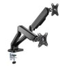 Supporto da scrivania techly doppio monitor 17-32'' con