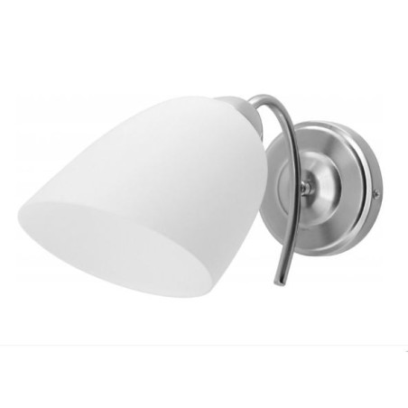 Lampada spot activejet nikita 1p e27 60w da parete nichel