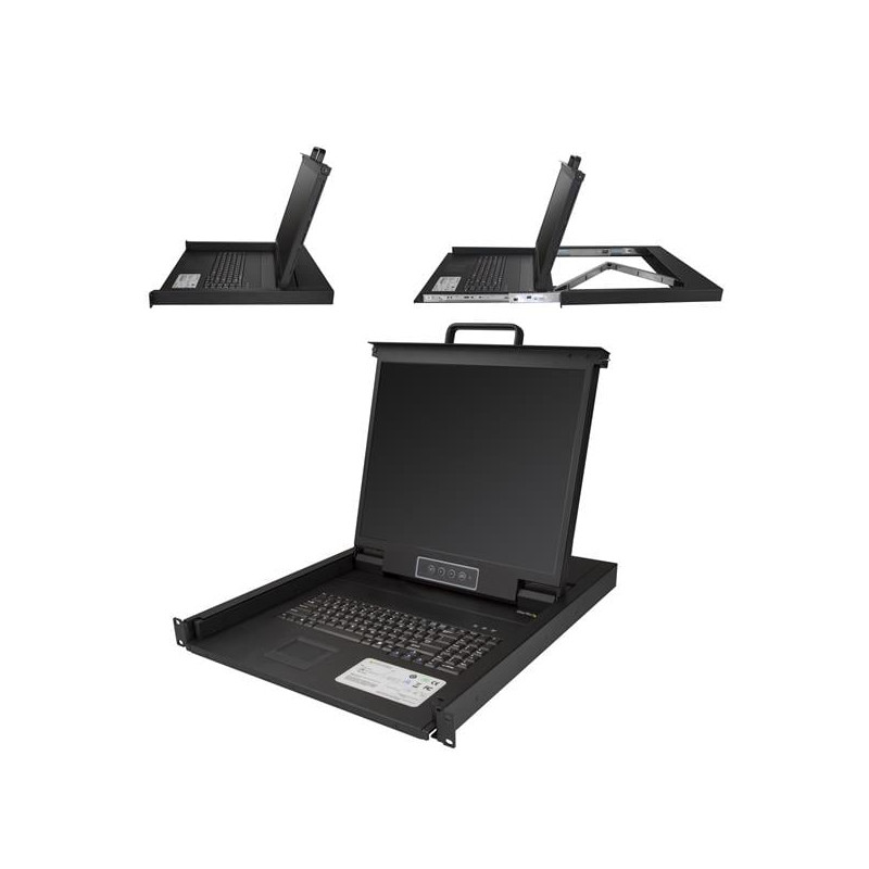 Console kvm startech per rack con vga 19" 1u [rkcons1901]