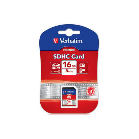 16gb scheda sd verbatim classe 10 [43962]