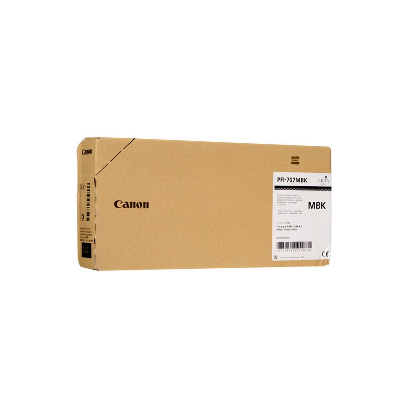 Cartuccia canon tank pfi-707mb per ipf830 700ml nero [9820b001]