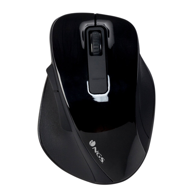 Mouse ottico ngs bow wireless 1600dpi nero [8435430613452]