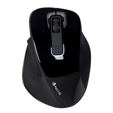 Mouse ottico ngs bow wireless 1600dpi nero [8435430613452]
