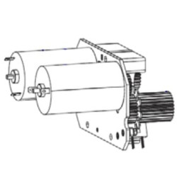 Kit sistema di trasmissione zebra a nastro serie ze500 rh [p1046696-135]