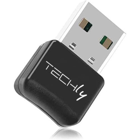 adattatore usb bluetooth techly 5.0 per pc classe 1.5 + edr 10m