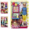 Bambola mattel barbie playset carriere assortito per confezione [dhb63]