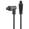 Cavo audio goobay toslink angolato e girevole m/m 1m [41594]