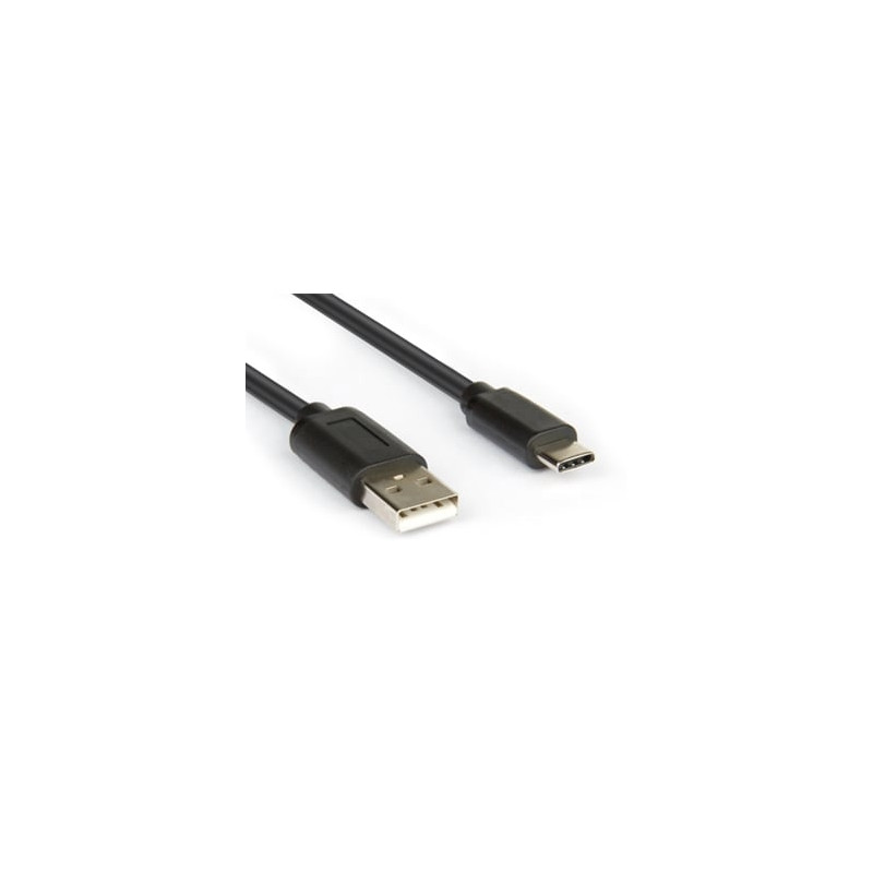 Cavo hamlet usb-c / usb-a 2.0 180cm nero [xcu2a-uc-mm18]