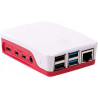 Custodia joy-it raspberry pi 4 rosso / bianco [rb-casep4+06w]