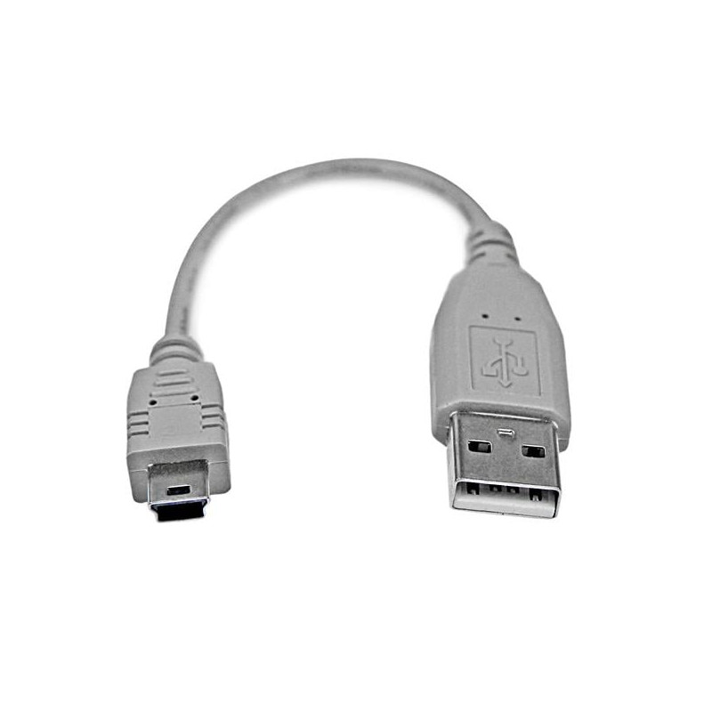 Cavo mini usb startech 2.0 a / mini b 15cm bianco [usb2habm6in]