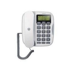 Telefono fisso motorola ct510 con vivavoce e tasti grandi [motct510w]