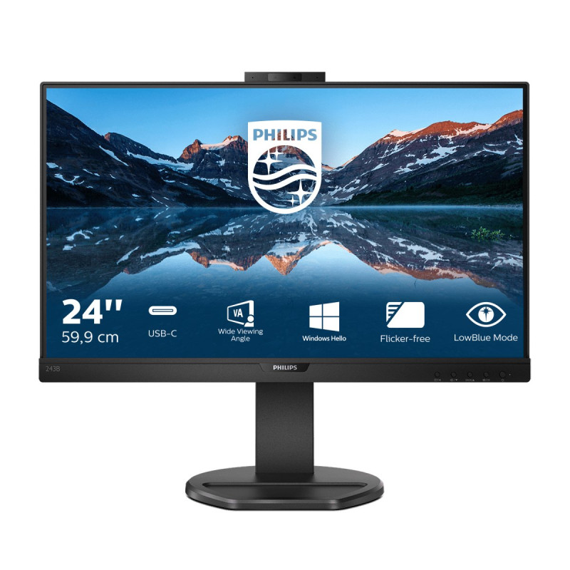 Monitor led 24" philips b-line 243b9h full hd 1920x1080p