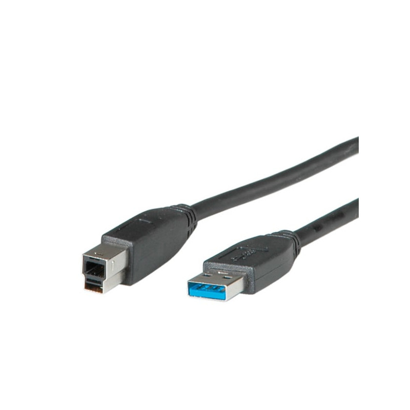 Cavo usb itb 3.0 a / b m / m 0.8m nero [ro11.02.8869]