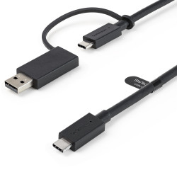 Cavo usb startech usb c con adattatore usb a 1m [usbccadp]