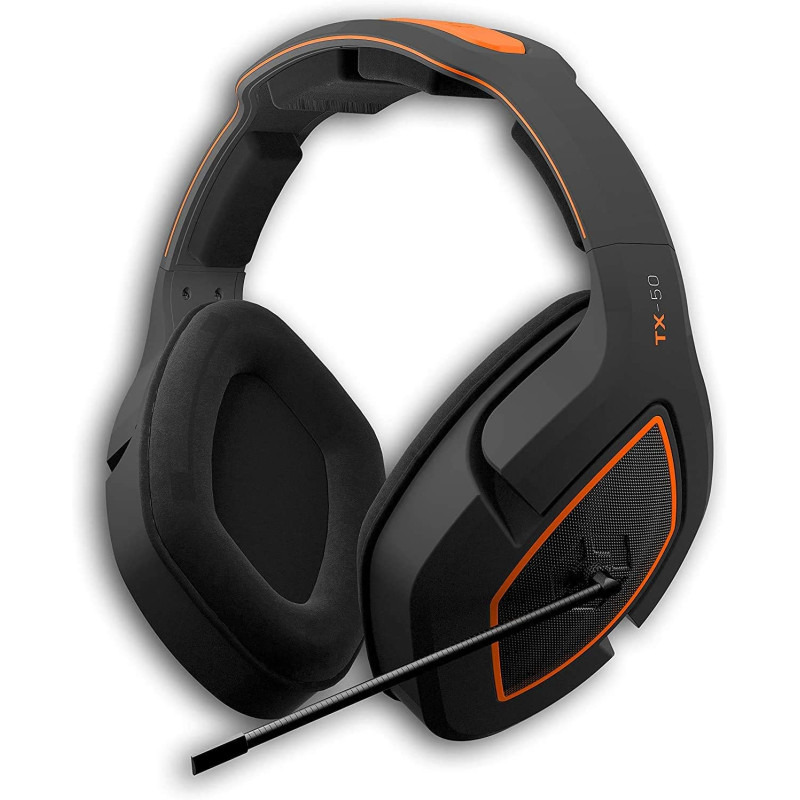 Cuffie gioteck tx50 gaming per ps4 xboxone nero/arancione [114586]