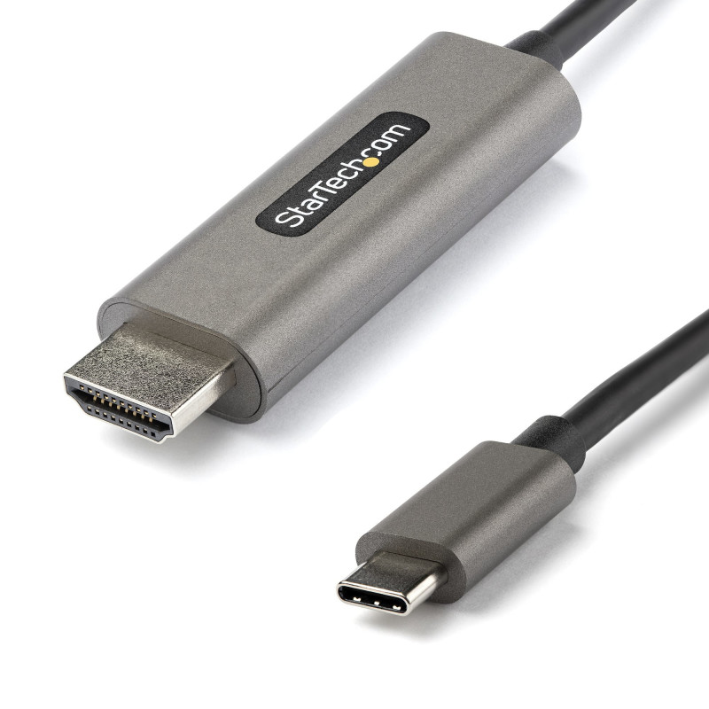 Cavo adattatore startech.com usb-c hdmi 2.0 4k 60hz 3m grigio