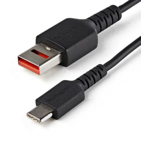 Cavo di ricarica startech.com usb-a a usb-c 1m nero [usbschac1m]