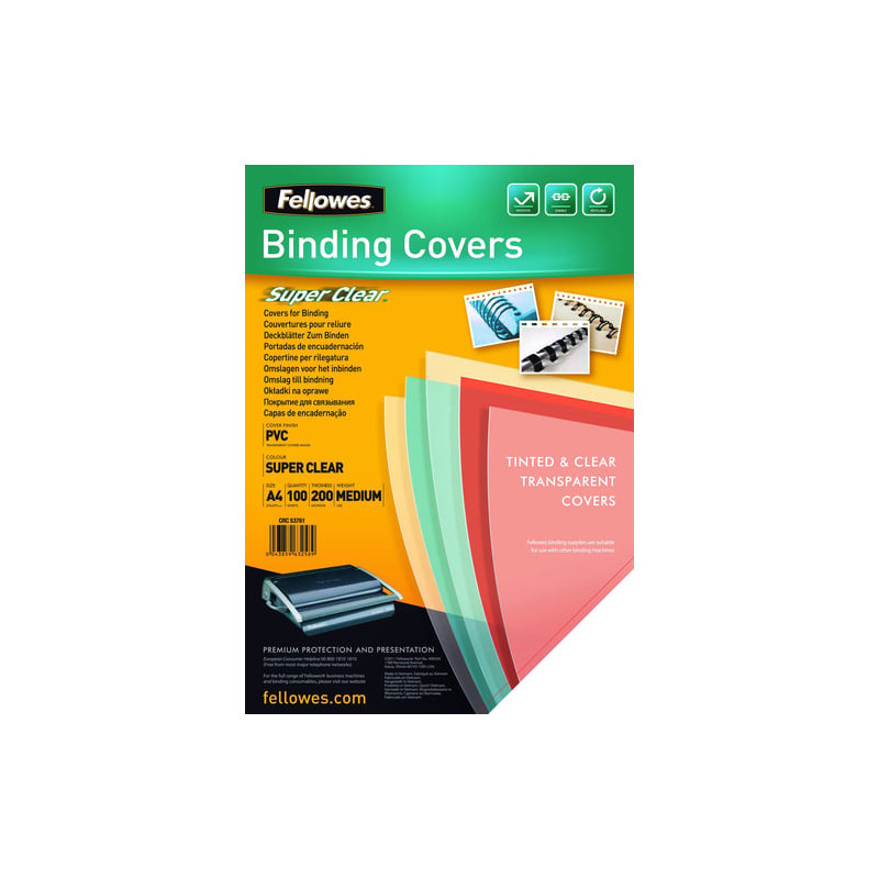 Cf100 copertina clear 150my a4 tras [5376001]