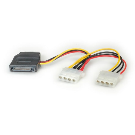Cavo di alimentazione itb sata 3x 5.25" 1 x sata m / 2 x molex