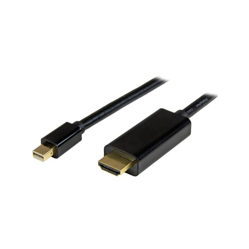 Cavo mini displayport startech mdp / hdmi 1m 4k nero [mdp2hdmm1mb]