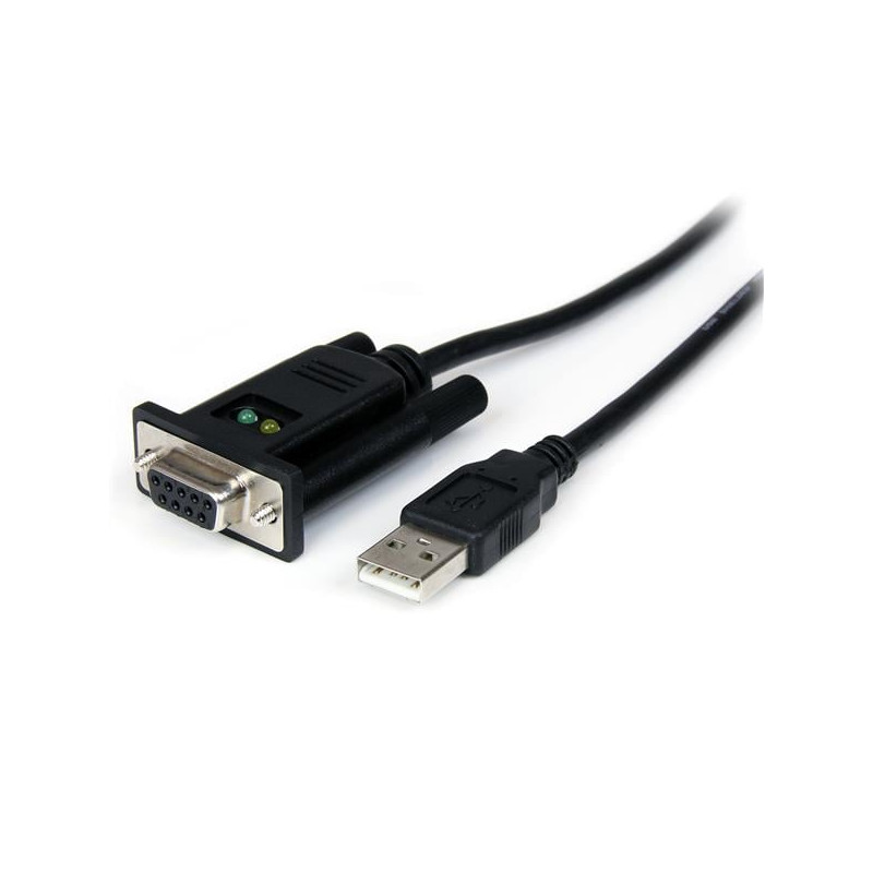 Cavo adattatore usb-c startech rs232 db9 null modem [icusb232ftn]