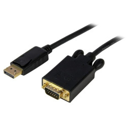 Adattatore startech displayport vga 1.8m nero [dp2vgamm6b]