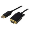 Adattatore startech displayport vga 1.8m nero [dp2vgamm6b]