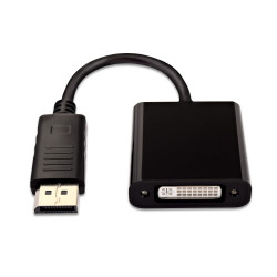 Adattatore video v7 displayport m dvi-i / f attivo nero [cbldpdviaa-1e]