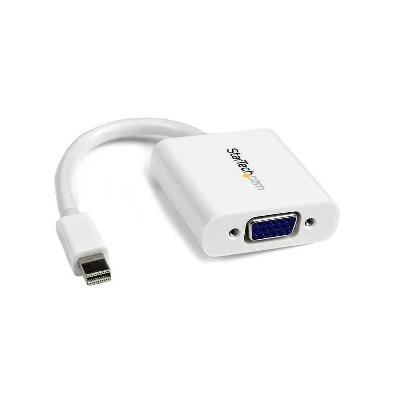 Adattatore startech mini displayport vga bianco [mdp2vgaw]