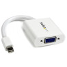 Adattatore startech mini displayport vga bianco [mdp2vgaw]