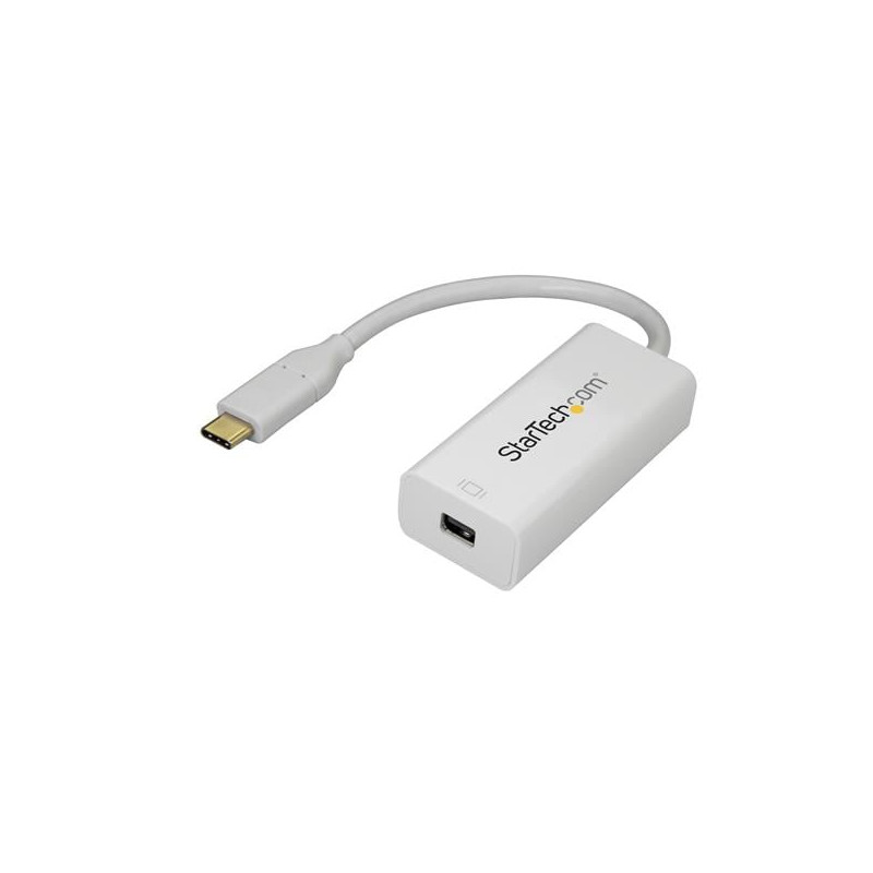 Adattatore startech usb-c mini displayport 4k 60hz bianco [cdp2mdp]