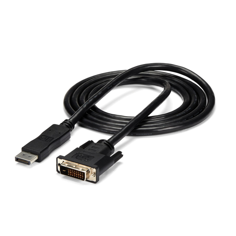 Cavo convertitore startech displayport dvi m / m 1.80m [dp2dvimm6]