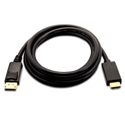 Cavo video v7 displayport / hdmi 3m nero [v7dp2hd-03m-blk-1e]