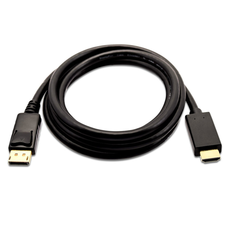 Cavo video v7 displayport / hdmi 3m nero [v7dp2hd-03m-blk-1e]